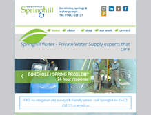 Tablet Screenshot of privatewatersupplies.org.uk