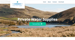 Desktop Screenshot of privatewatersupplies.gov.uk